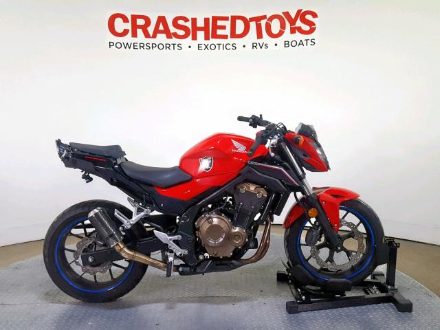 MLHPC4569H5400340 - 2017 HONDA CB500 F RED photo 1