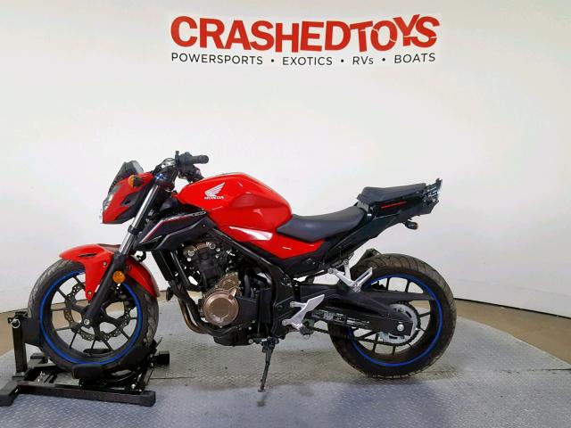 MLHPC4569H5400340 - 2017 HONDA CB500 F RED photo 5