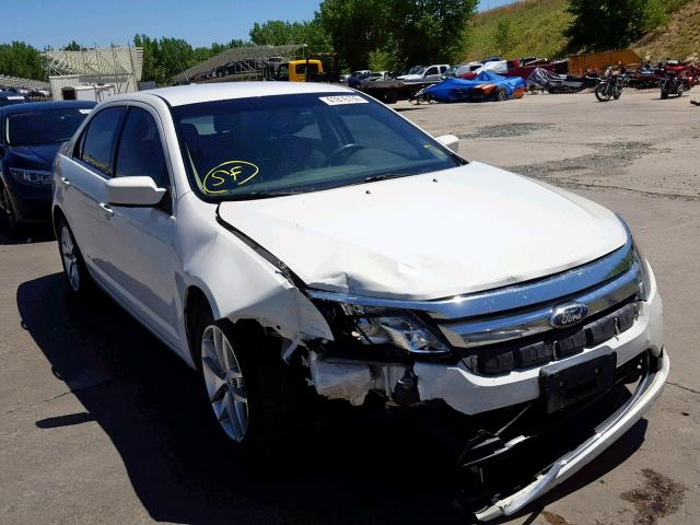 3FAHP0JA1BR213568 - 2011 FORD FUSION SEL WHITE photo 1