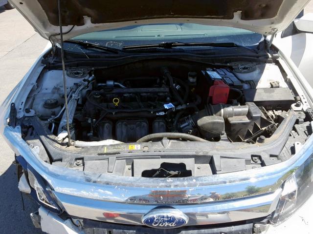 3FAHP0JA1BR213568 - 2011 FORD FUSION SEL WHITE photo 7