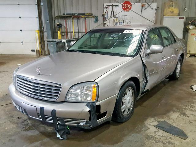 1G6KD54Y53U283568 - 2003 CADILLAC DEVILLE BEIGE photo 2