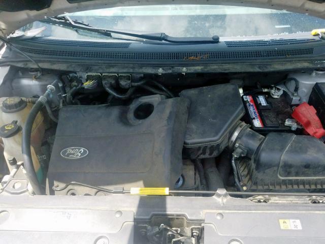 2FMDK4JC4DBC27154 - 2013 FORD EDGE SEL SILVER photo 7