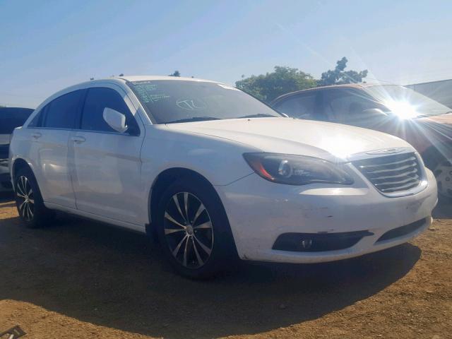 1C3CCBBB8DN595384 - 2013 CHRYSLER 200 TOURIN WHITE photo 1