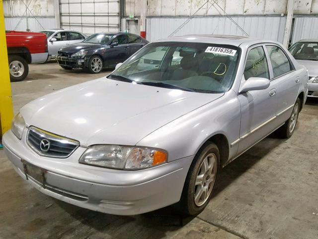 1YVGF22F1Y5162089 - 2000 MAZDA 626 ES SILVER photo 2