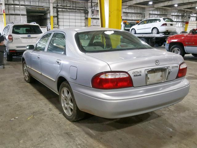 1YVGF22F1Y5162089 - 2000 MAZDA 626 ES SILVER photo 3