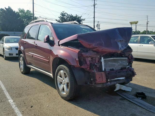 2CKDL33F196207889 - 2009 PONTIAC TORRENT BURGUNDY photo 1