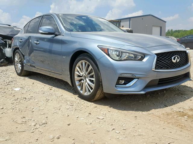 JN1EV7AR1KM556961 - 2019 INFINITI Q50 LUXE BLUE photo 1