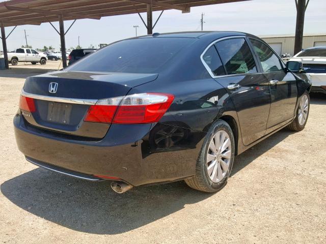 1HGCR2F83DA230256 - 2013 HONDA ACCORD EXL BLACK photo 4