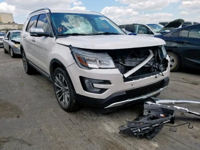 1FM5K8HT5HGC04997 - 2017 FORD EXPLORER P WHITE photo 1