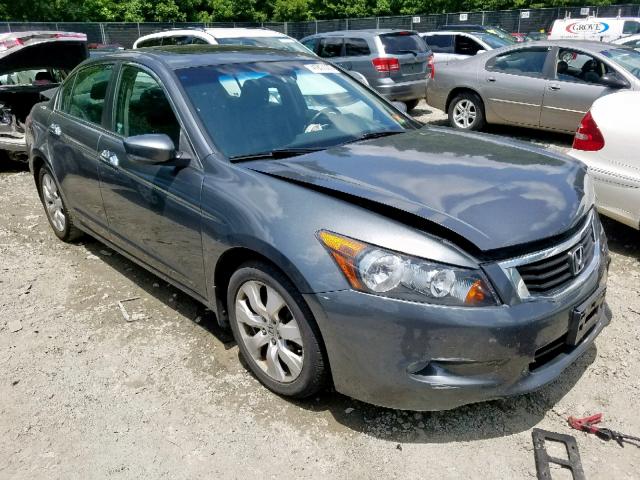 5KBCP36859B501523 - 2009 HONDA ACCORD EXL BLACK photo 1