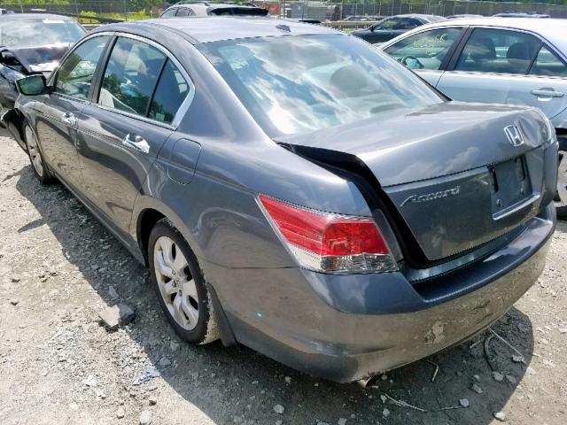 5KBCP36859B501523 - 2009 HONDA ACCORD EXL BLACK photo 3