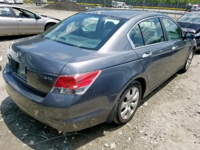 5KBCP36859B501523 - 2009 HONDA ACCORD EXL BLACK photo 4