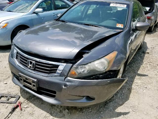 5KBCP36859B501523 - 2009 HONDA ACCORD EXL BLACK photo 9