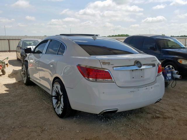 1G4GF5G33CF337768 - 2012 BUICK LACROSSE P WHITE photo 3