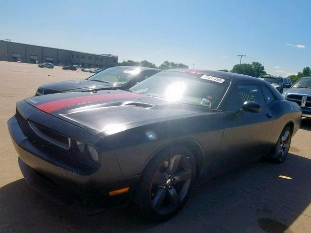 2C3CDYAG0DH524685 - 2013 DODGE CHALLENGER BLACK photo 2