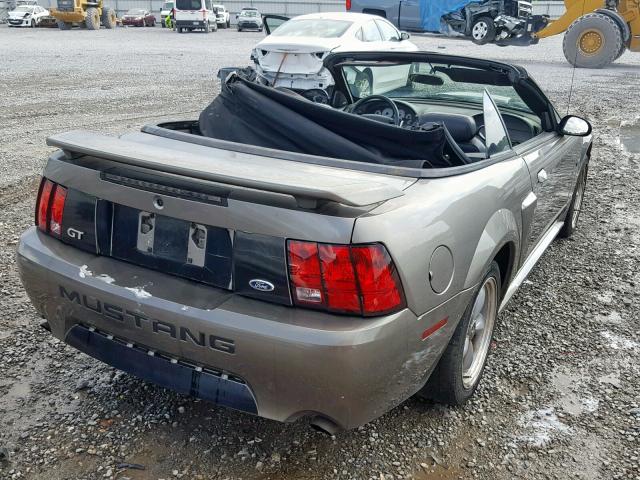 1FAFP45XX2F105198 - 2002 FORD MUSTANG GT CHARCOAL photo 4