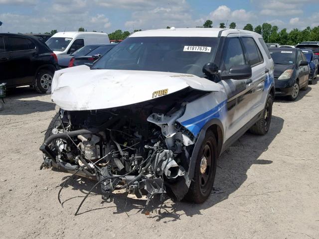 1FM5K8AR0FGA56916 - 2015 FORD EXPLORER P WHITE photo 2