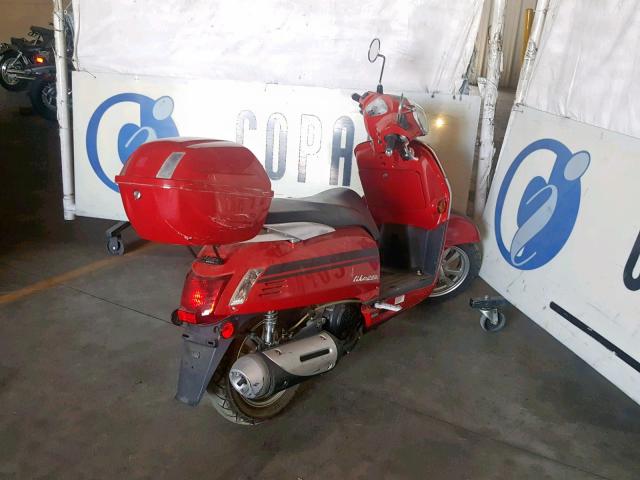 LC2D2H128GC100167 - 2016 KYMCO USA INC LIKE 200I RED photo 4