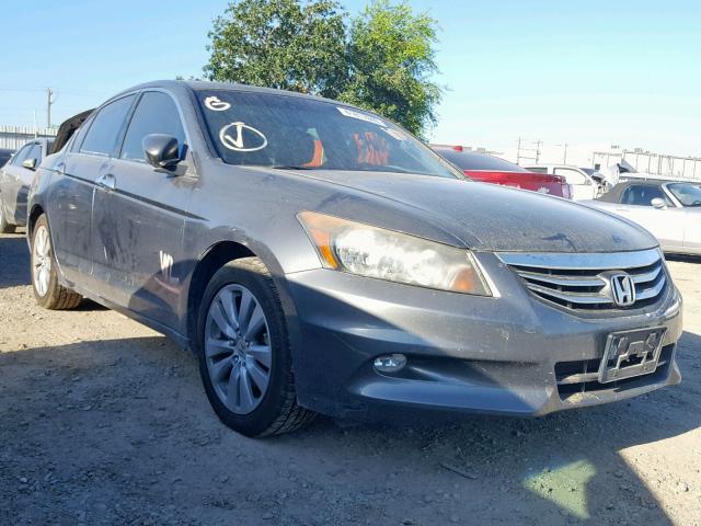 5KBCP3F82BB003673 - 2011 HONDA ACCORD EXL GRAY photo 1