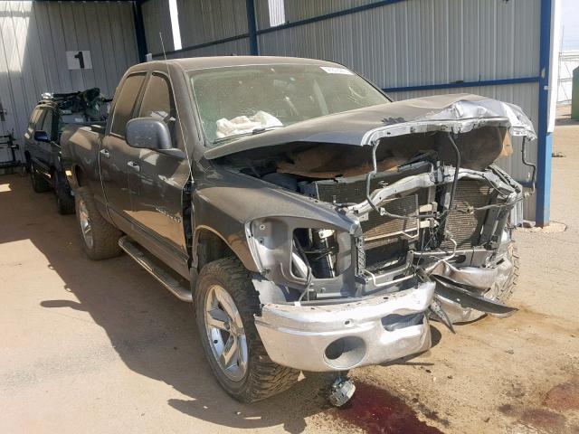 1D7HU18287S178858 - 2007 DODGE RAM 1500 S SILVER photo 1