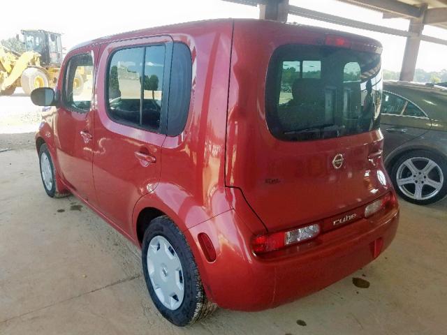 JN8AZ28R19T126473 - 2009 NISSAN CUBE BASE MAROON photo 3