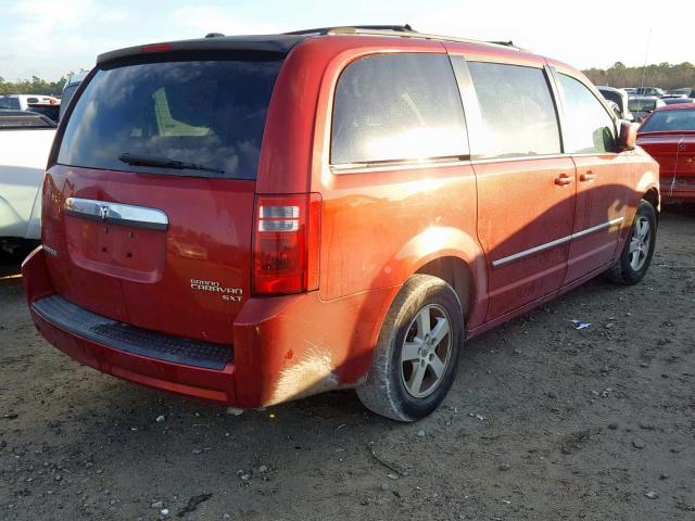 2D8HN54109R562781 - 2009 DODGE GRAND CARA RED photo 4