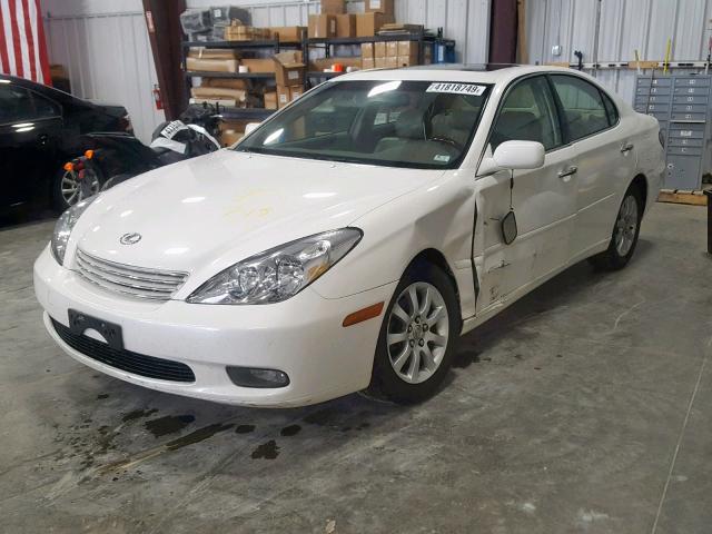 JTHBF30G036016284 - 2003 LEXUS ES 300 WHITE photo 2