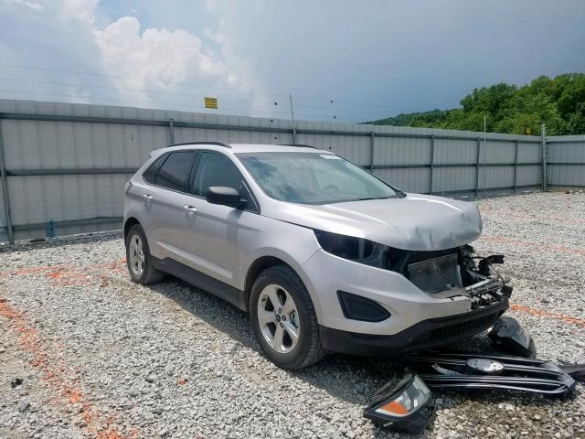 2FMTK3G82FBB91489 - 2015 FORD EDGE SE SILVER photo 1