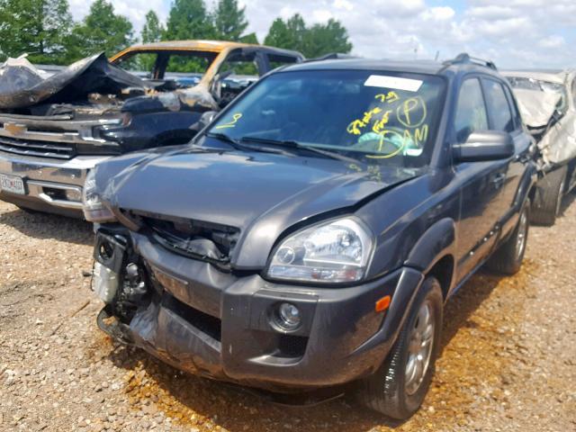 KM8JN12D07U632099 - 2007 HYUNDAI TUCSON SE GRAY photo 2