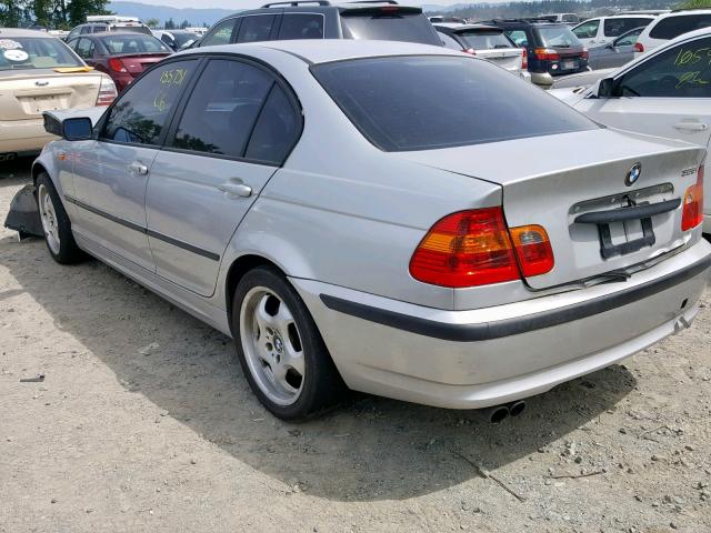 WBAAZ33485KW77042 - 2005 BMW 325 IS SUL SILVER photo 3