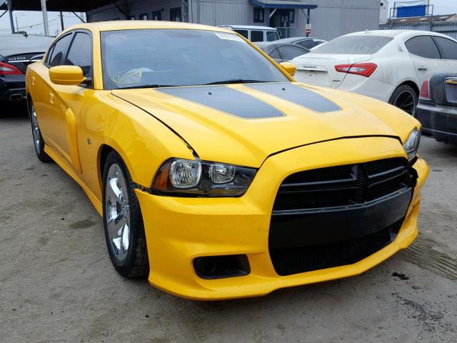 2C3CDXGJ6CH232390 - 2012 DODGE CHARGER SU YELLOW photo 1