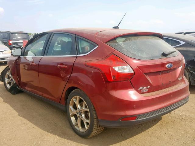 1FADP3N27DL383857 - 2013 FORD FOCUS TITA RED photo 3