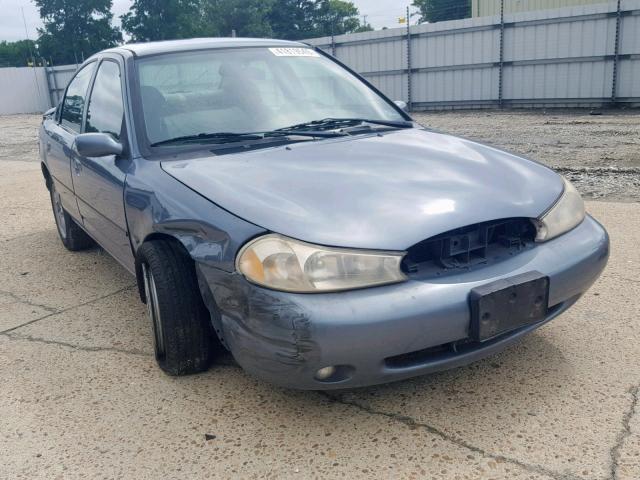 1FAFP66L0YK125807 - 2000 FORD CONTOUR SE BLUE photo 1