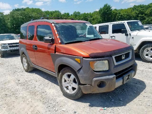 5J6YH17504L000288 - 2004 HONDA ELEMENT EX ORANGE photo 1