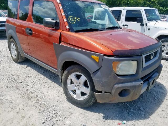 5J6YH17504L000288 - 2004 HONDA ELEMENT EX ORANGE photo 9