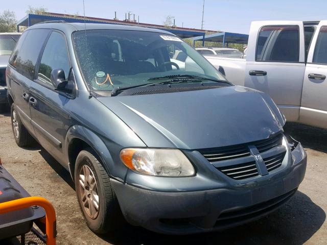 1D4GP25R06B662979 - 2006 DODGE CARAVAN SE GREEN photo 1