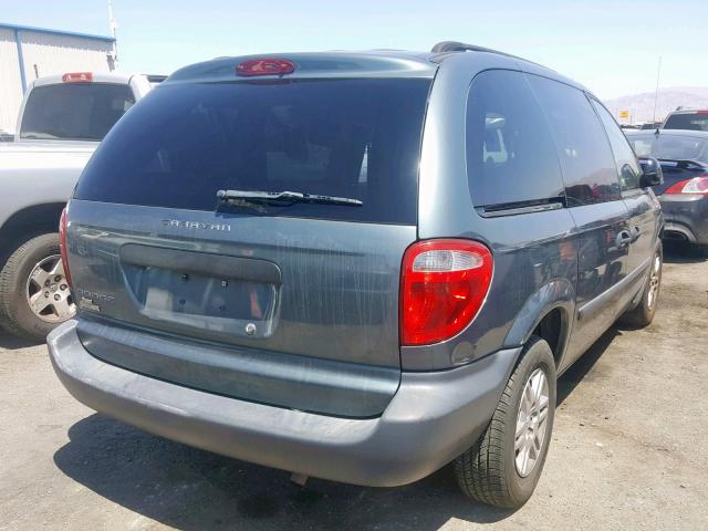 1D4GP25R06B662979 - 2006 DODGE CARAVAN SE GREEN photo 4