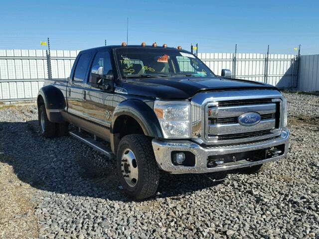 1FT8W4DT2DEA77538 - 2013 FORD F450 SUPER GREEN photo 1