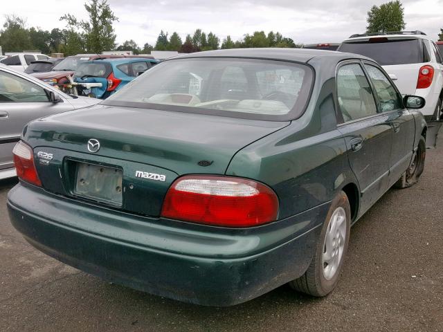 1YVGF22C9Y5129301 - 2000 MAZDA 626 ES GREEN photo 4