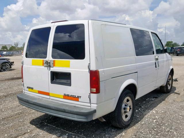 1GCDM19XX5B122422 - 2005 CHEVROLET ASTRO WHITE photo 4