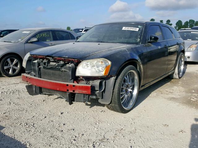 2D86V582X5H637159 - 2005 DODGE MAGNUM R/T BLACK photo 2