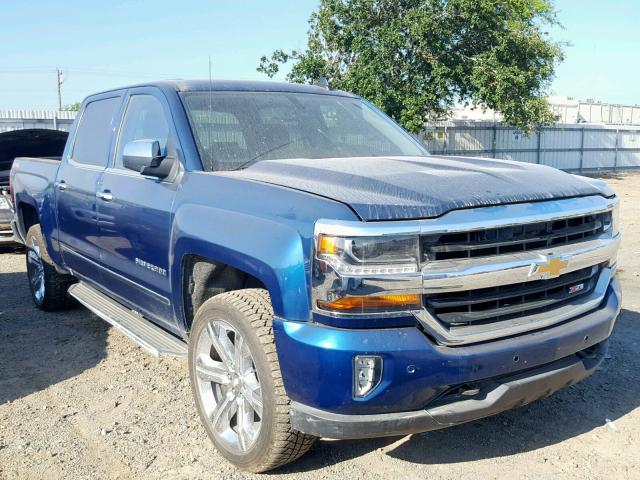 3GCUKSEC5HG180500 - 2017 CHEVROLET SILVERADO BLUE photo 1