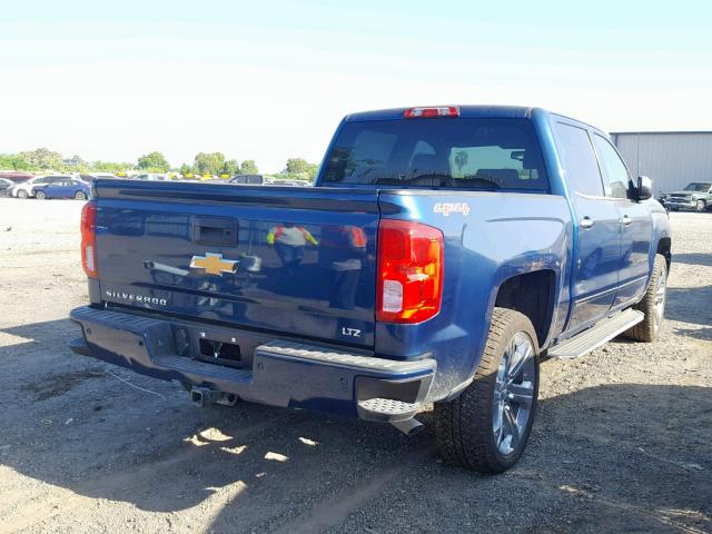 3GCUKSEC5HG180500 - 2017 CHEVROLET SILVERADO BLUE photo 4