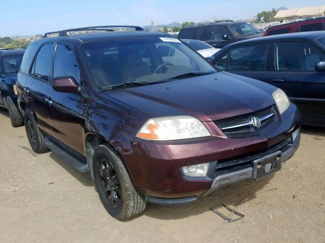 2HNYD188X1H514775 - 2001 ACURA MDX TOURIN BURGUNDY photo 1