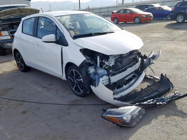 VNKKTUD38HA074078 - 2017 TOYOTA YARIS L WHITE photo 1