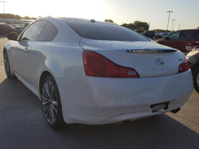 JN1CV6EK4BM213432 - 2011 INFINITI G37 BASE WHITE photo 3