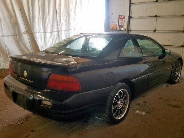 4C3AU52N9VE195141 - 1997 CHRYSLER SEBRING LX BLACK photo 4