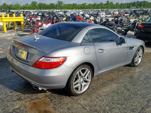 WDDPK4HA4FF101678 - 2015 MERCEDES-BENZ SLK 250 GRAY photo 4