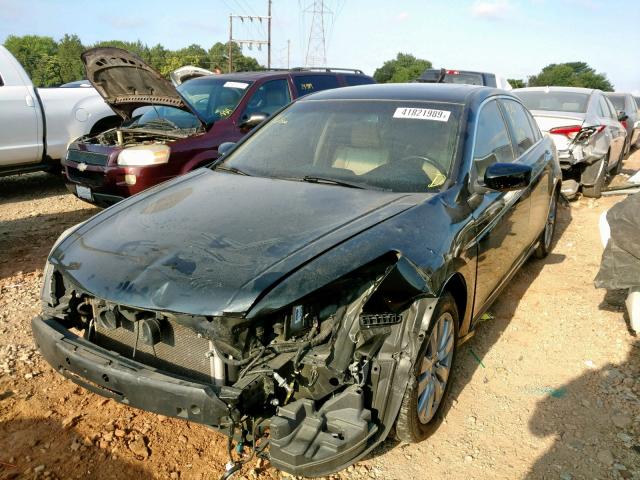 1HGCP3F89BA016820 - 2011 HONDA ACCORD EXL BLACK photo 2