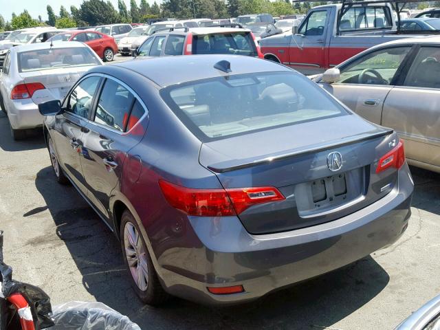 19VDE3F76DE300009 - 2013 ACURA ILX HYBRID SILVER photo 3